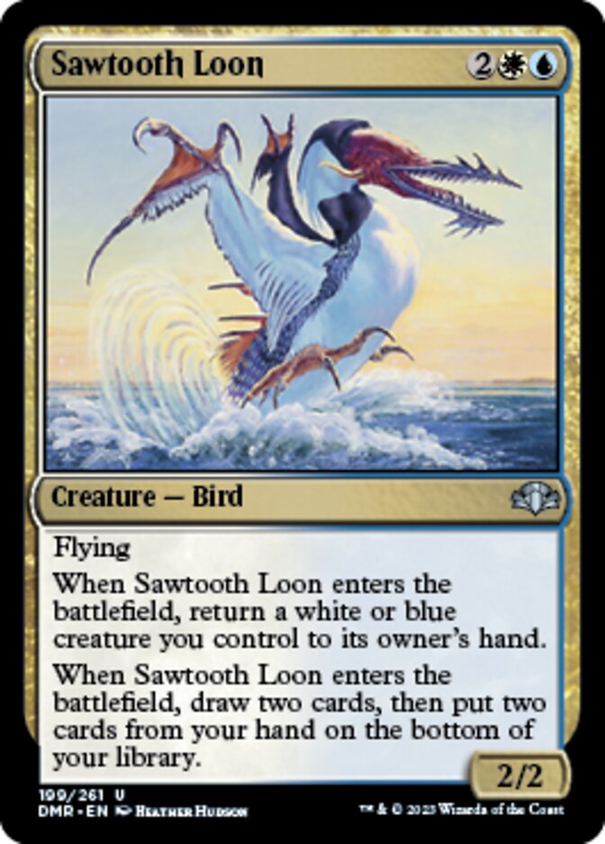 Sawtooth Loon [Dominaria Remastered] | PLUS EV GAMES 