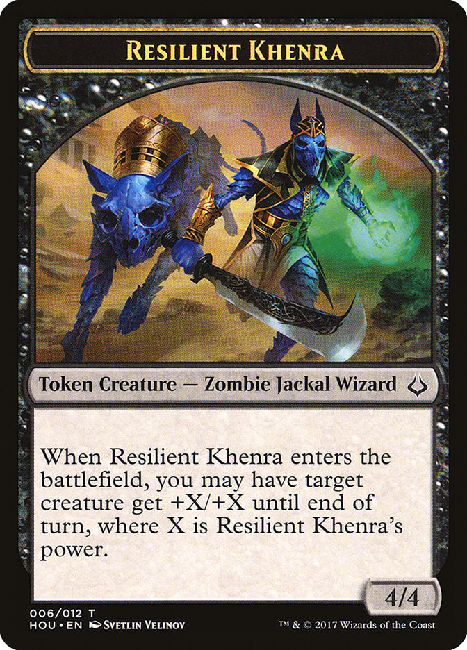 Resilient Khenra [Hour of Devastation Tokens] | PLUS EV GAMES 