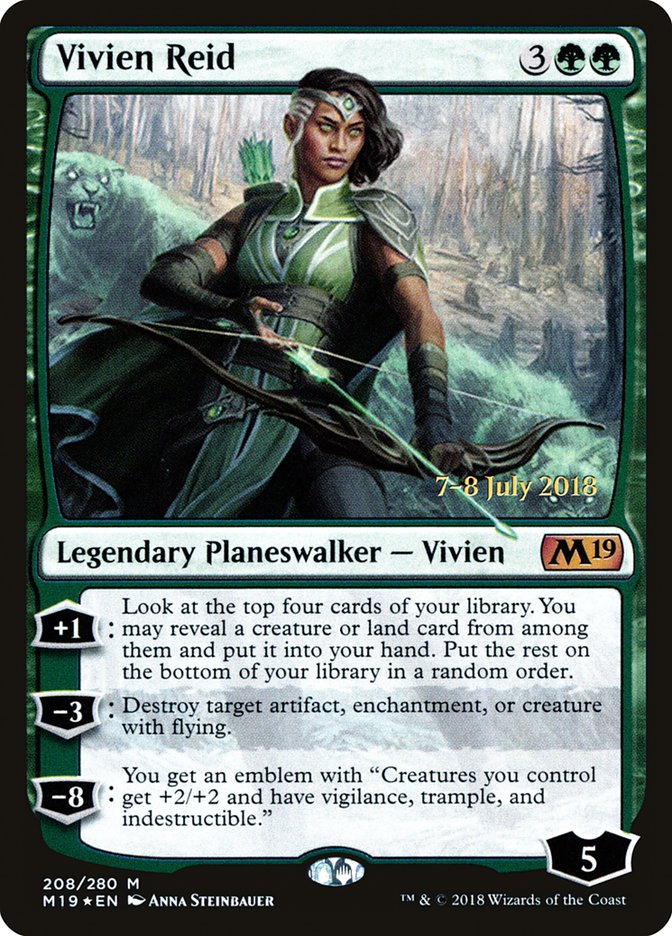 Vivien Reid  [Core Set 2019 Prerelease Promos] | PLUS EV GAMES 