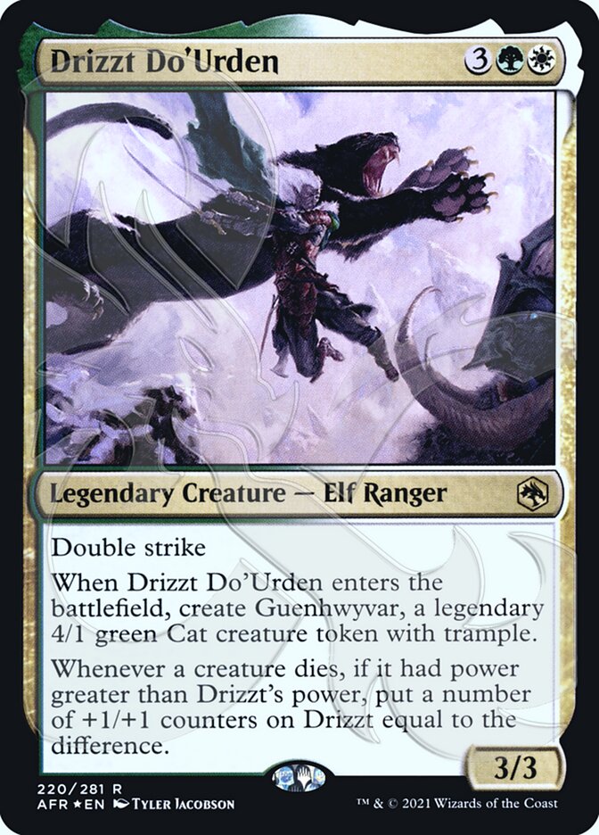 Drizzt Do'Urden (Ampersand Promo) [Dungeons & Dragons: Adventures in the Forgotten Realms Promos] | PLUS EV GAMES 