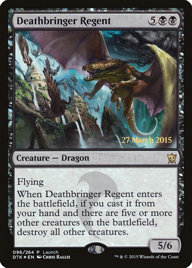 Deathbringer Regent (Launch) [Dragons of Tarkir Prerelease Promos] | PLUS EV GAMES 