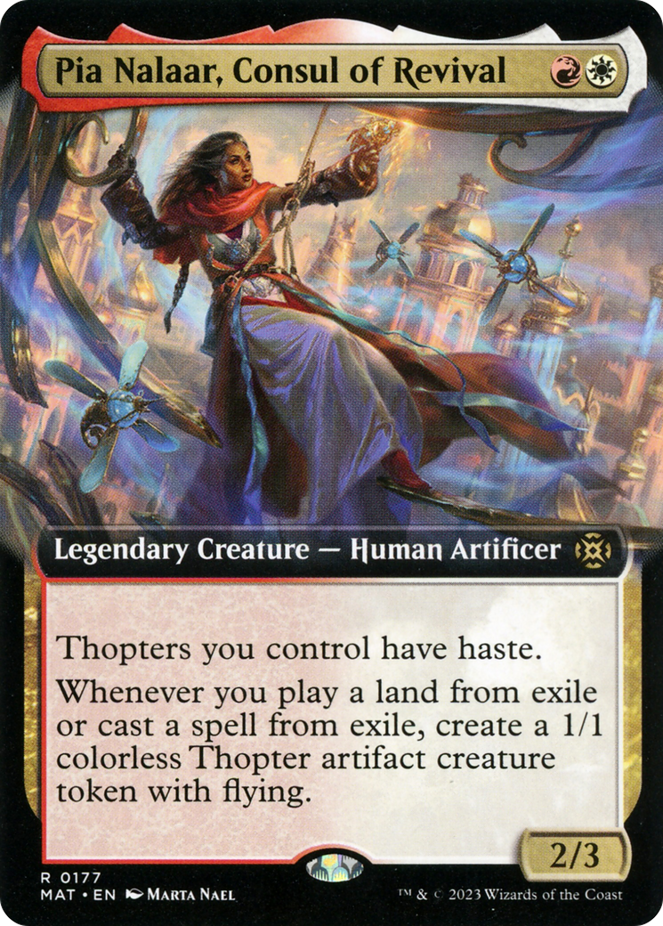 Pia Nalaar, Consul of Revival (Extended Art) [March of the Machine: The Aftermath] | PLUS EV GAMES 