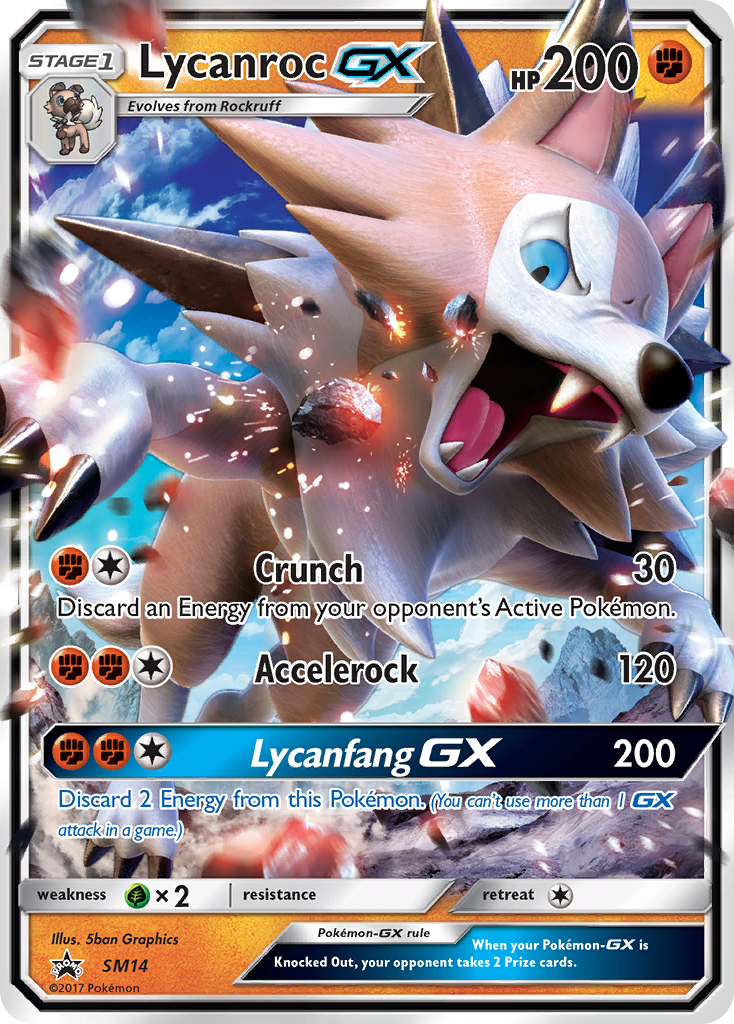 Lycanroc-GX [SM Black Star Promos] | PLUS EV GAMES 