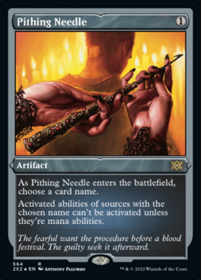 Pithing Needle (Foil Etched) [Double Masters 2022] | PLUS EV GAMES 