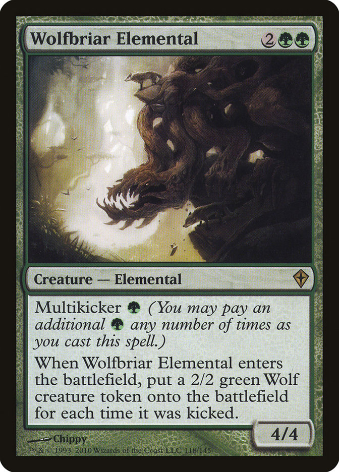 Wolfbriar Elemental [Worldwake] | PLUS EV GAMES 