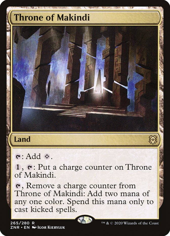 Throne of Makindi [Zendikar Rising] | PLUS EV GAMES 