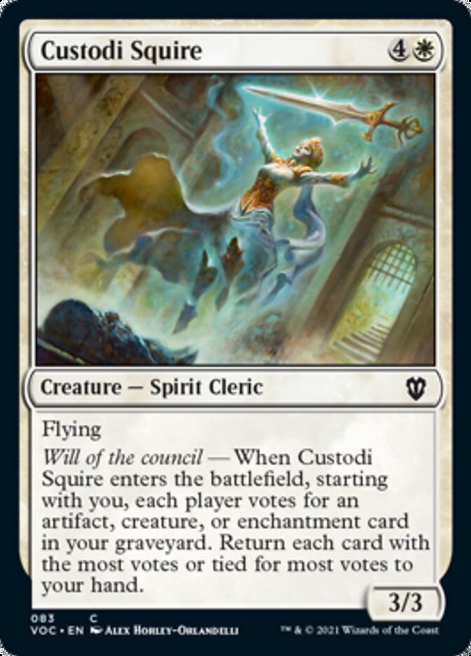 Custodi Squire [Innistrad: Crimson Vow Commander] | PLUS EV GAMES 