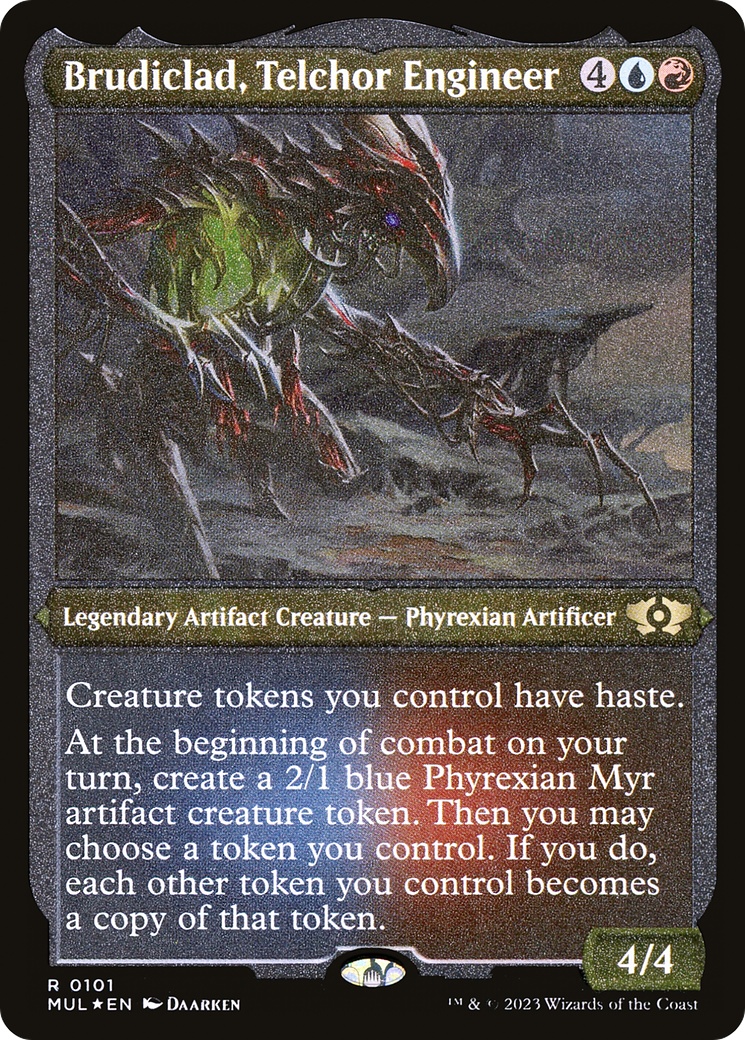 Brudiclad, Telchor Engineer (Foil Etched) [Multiverse Legends] | PLUS EV GAMES 