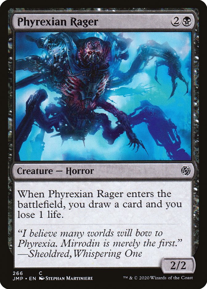 Phyrexian Rager [Jumpstart] | PLUS EV GAMES 