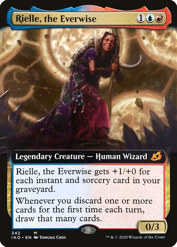 Rielle, the Everwise (Extended Art) [Ikoria: Lair of Behemoths] | PLUS EV GAMES 