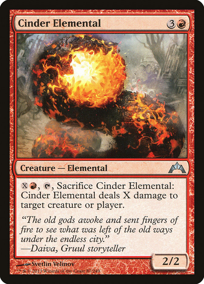 Cinder Elemental [Gatecrash] | PLUS EV GAMES 