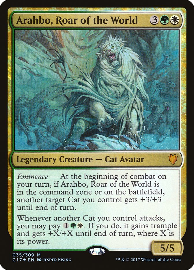 Arahbo, Roar of the World [Commander 2017] | PLUS EV GAMES 