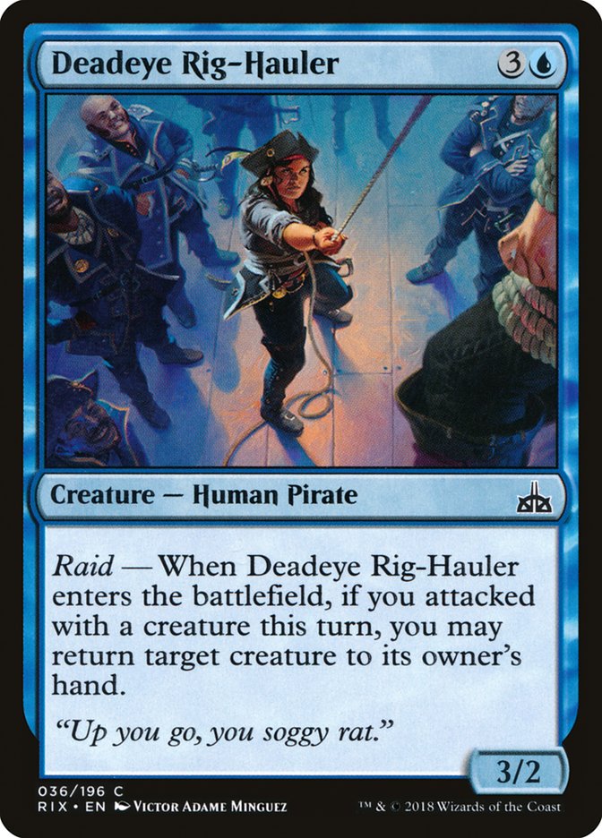 Deadeye Rig-Hauler [Rivals of Ixalan] | PLUS EV GAMES 