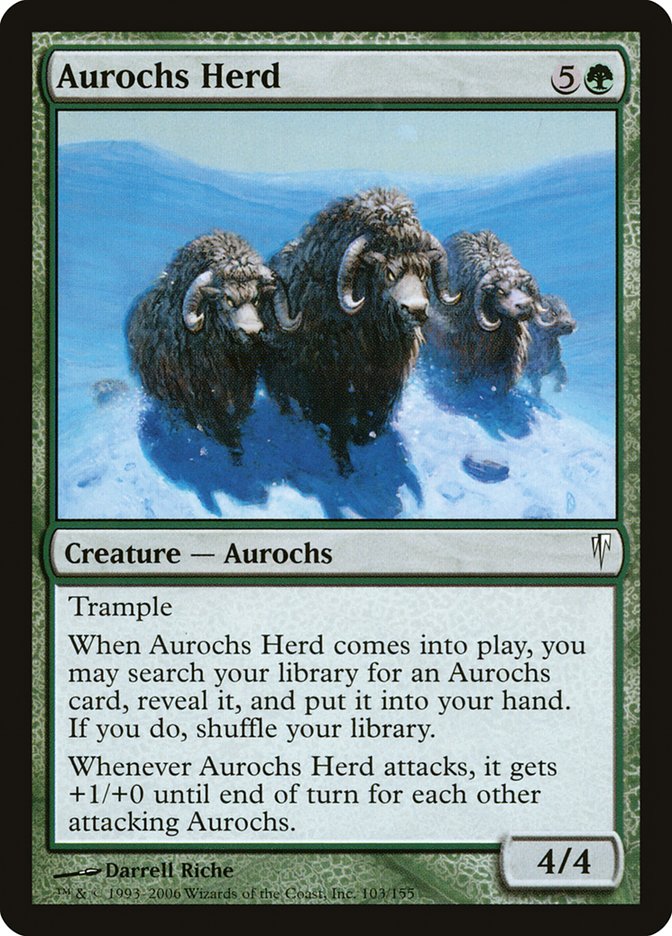 Aurochs Herd [Coldsnap] | PLUS EV GAMES 