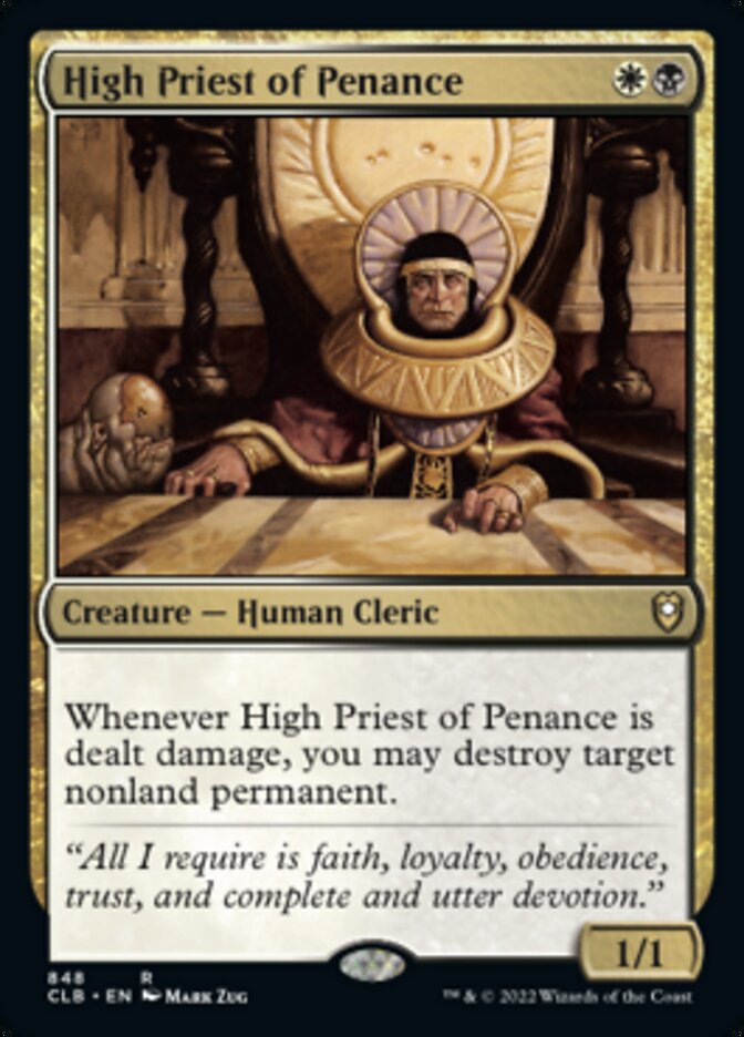 High Priest of Penance [Commander Legends: Battle for Baldur's Gate] | PLUS EV GAMES 