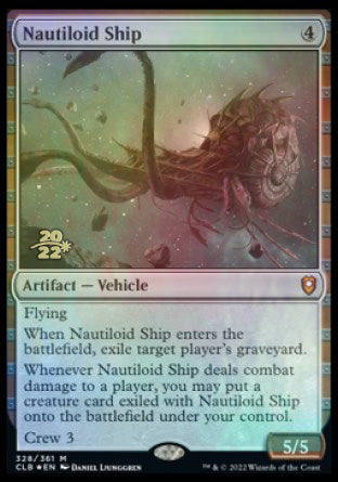 Nautiloid Ship [Commander Legends: Battle for Baldur's Gate Prerelease Promos] | PLUS EV GAMES 