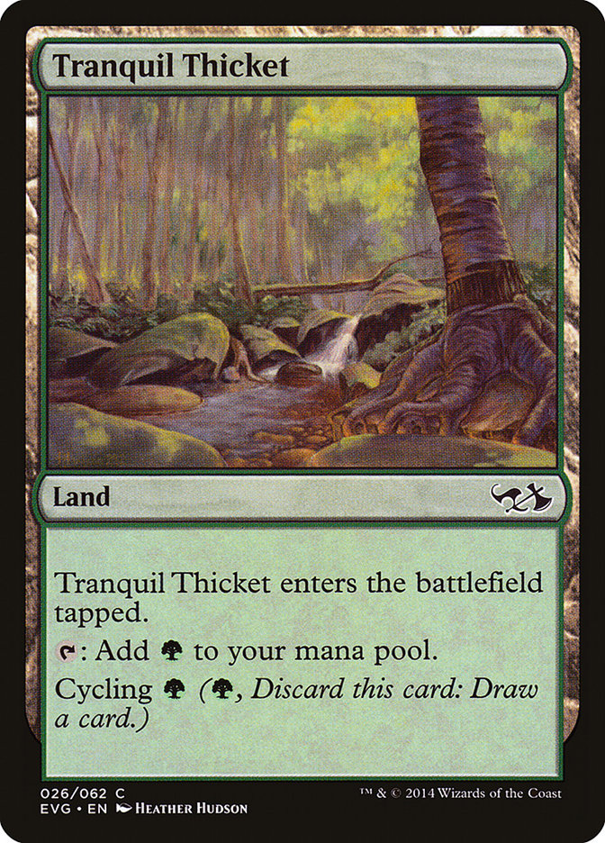 Tranquil Thicket (Elves vs. Goblins) [Duel Decks Anthology] | PLUS EV GAMES 