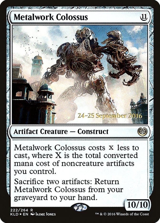 Metalwork Colossus  [Kaladesh Prerelease Promos] | PLUS EV GAMES 