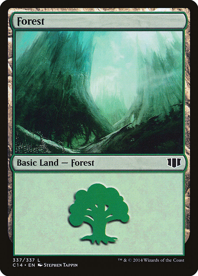 Forest (337) [Commander 2014] | PLUS EV GAMES 