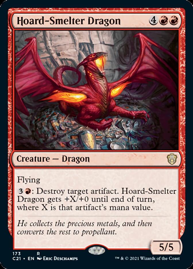 Hoard-Smelter Dragon [Commander 2021] | PLUS EV GAMES 