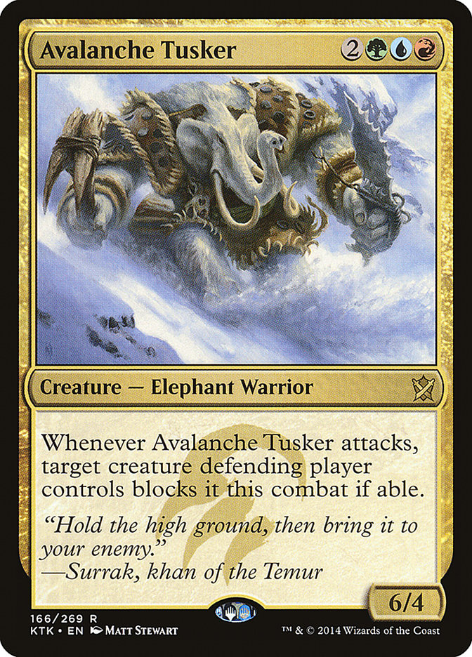 Avalanche Tusker [Khans of Tarkir] | PLUS EV GAMES 