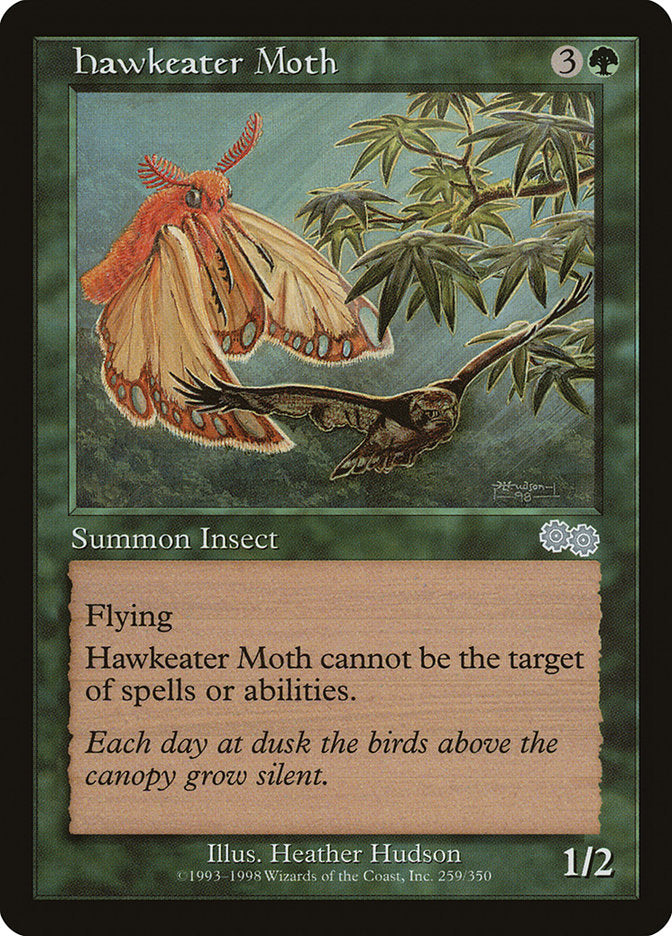 Hawkeater Moth [Urza's Saga] | PLUS EV GAMES 