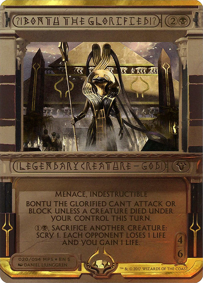 Bontu the Glorified (Invocation) [Amonkhet Invocations] | PLUS EV GAMES 