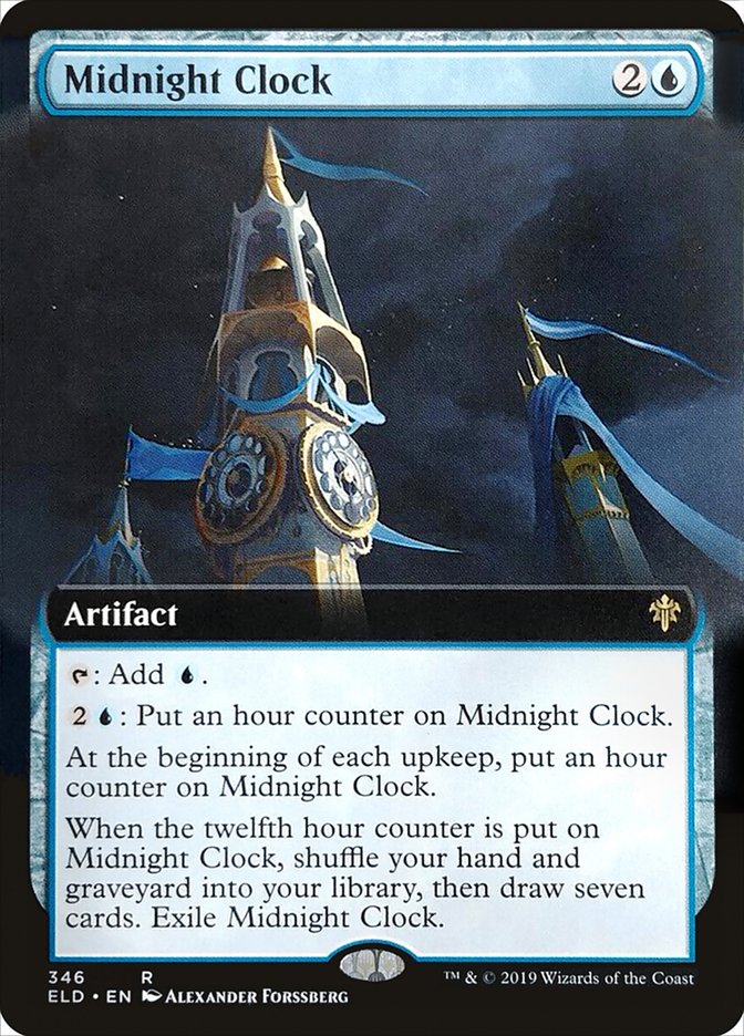 Midnight Clock (Extended) [Throne of Eldraine] | PLUS EV GAMES 