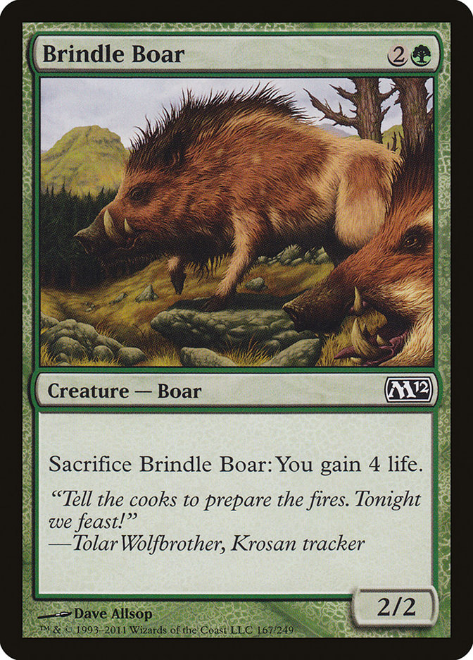 Brindle Boar [Magic 2012] | PLUS EV GAMES 