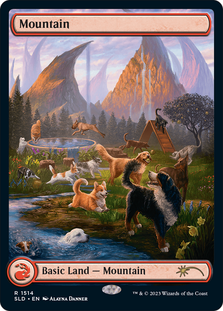 Mountain (1514) [Secret Lair Commander Deck: Raining Cats and Dogs] | PLUS EV GAMES 