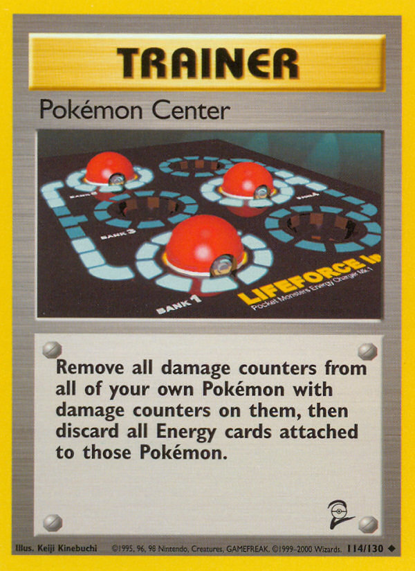 Pokemon Center (114/130) [Base Set 2] | PLUS EV GAMES 