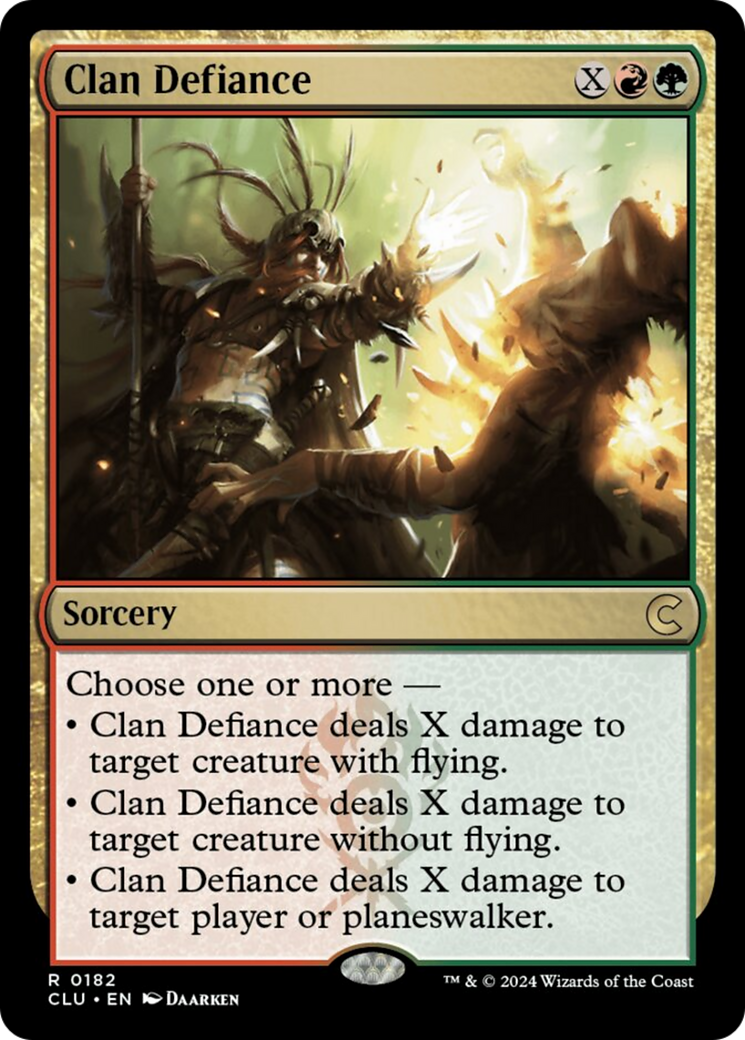 Clan Defiance [Ravnica: Clue Edition] | PLUS EV GAMES 