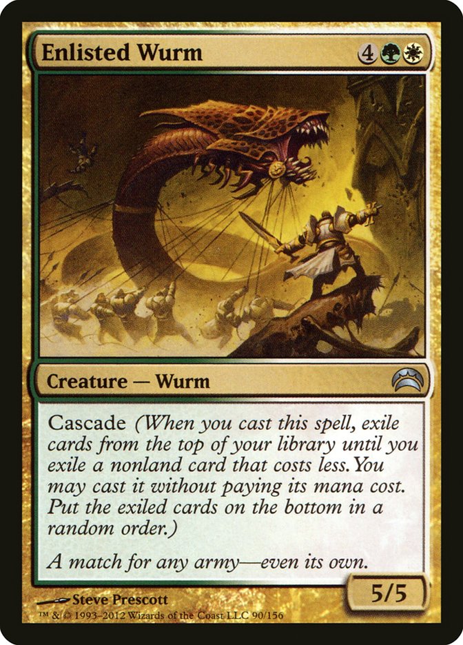 Enlisted Wurm [Planechase 2012] | PLUS EV GAMES 