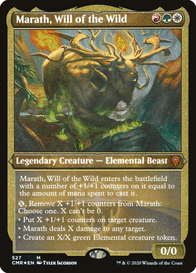 Marath, Will of the Wild [Commander Legends Etched] | PLUS EV GAMES 