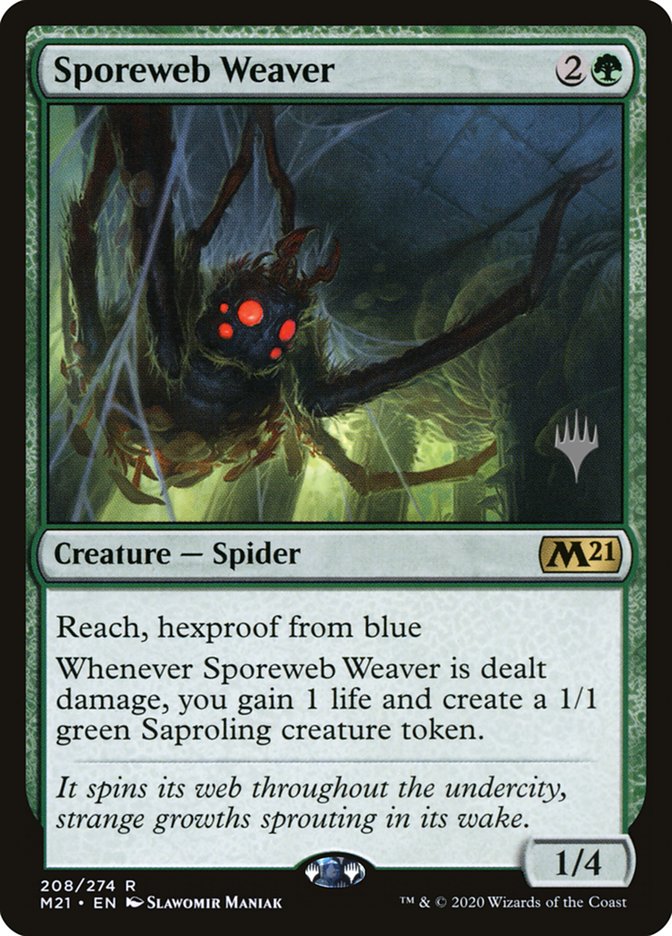 Sporeweb Weaver (Promo Pack) [Core Set 2021 Promos] | PLUS EV GAMES 