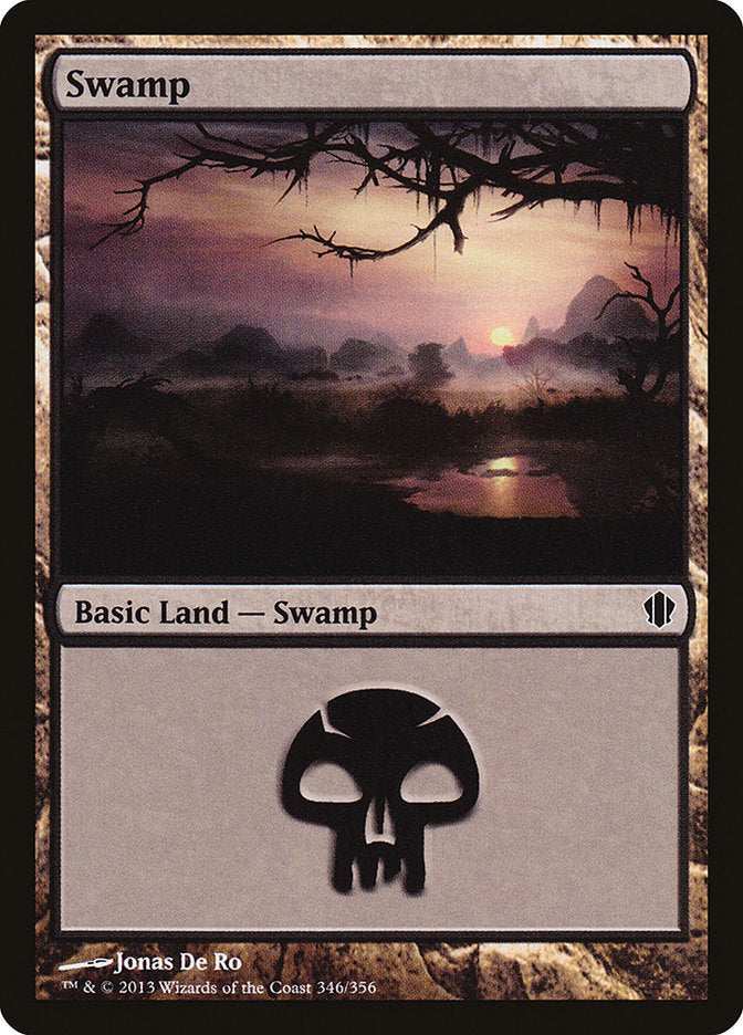 Swamp (346) [Commander 2013] | PLUS EV GAMES 