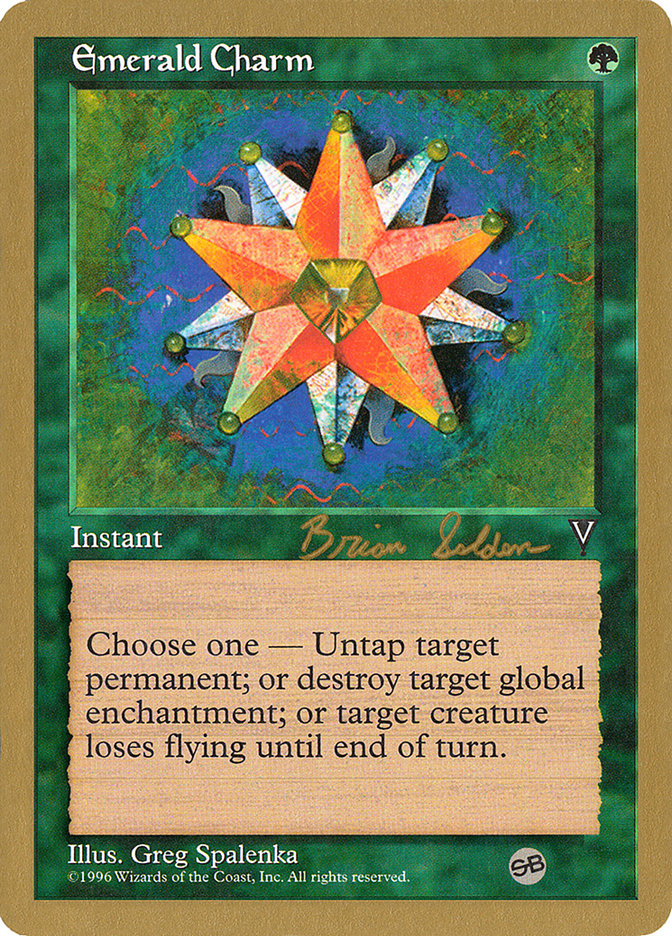Emerald Charm (Brian Selden) (SB) [World Championship Decks 1998] | PLUS EV GAMES 