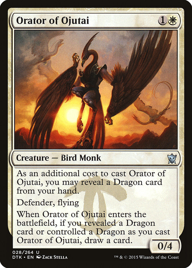 Orator of Ojutai [Dragons of Tarkir] | PLUS EV GAMES 