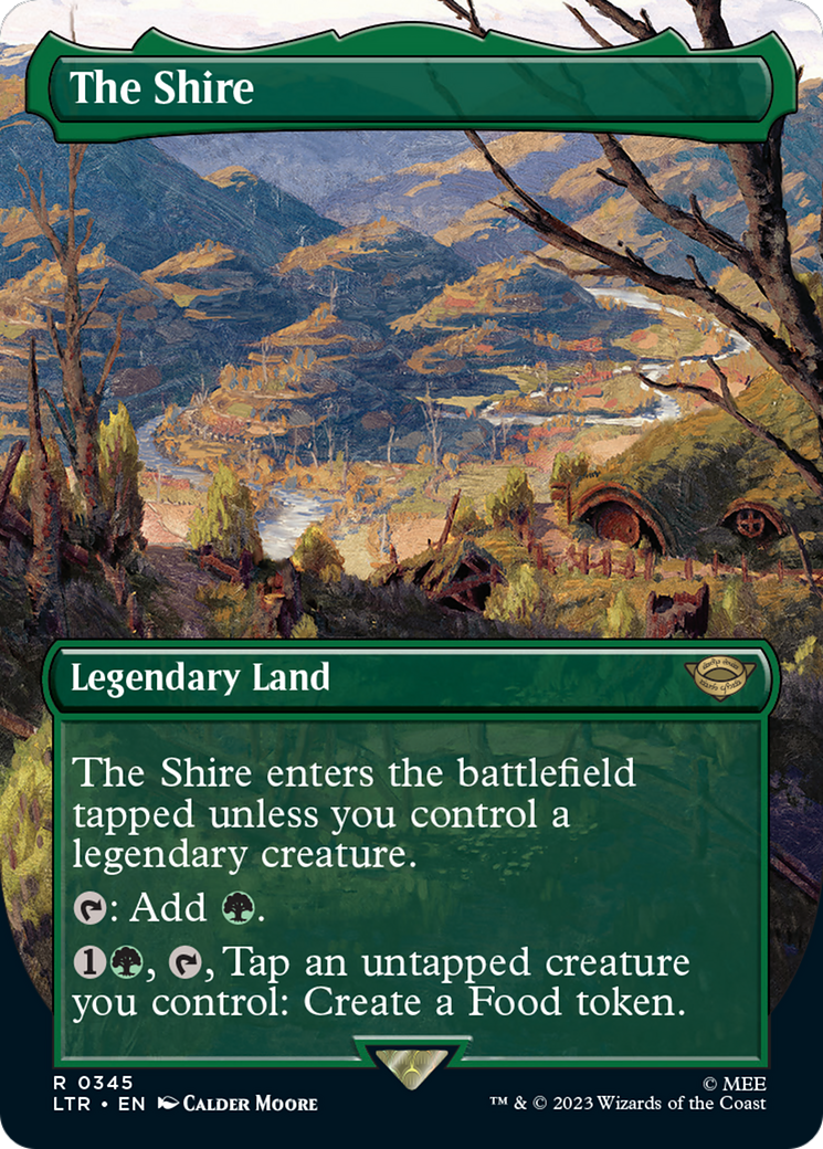The Shire (Borderless Alternate Art) [The Lord of the Rings: Tales of Middle-Earth] | PLUS EV GAMES 