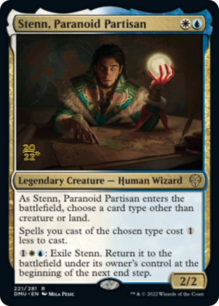 Stenn, Paranoid Partisan [Dominaria United Prerelease Promos] | PLUS EV GAMES 