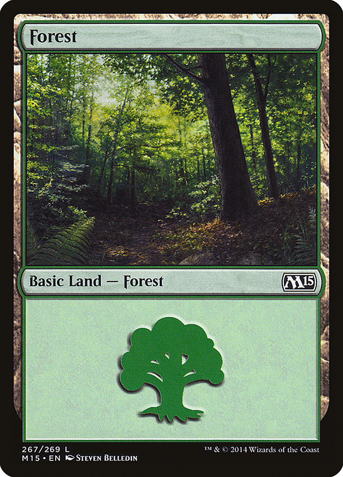 Forest (267) [Magic 2015] | PLUS EV GAMES 