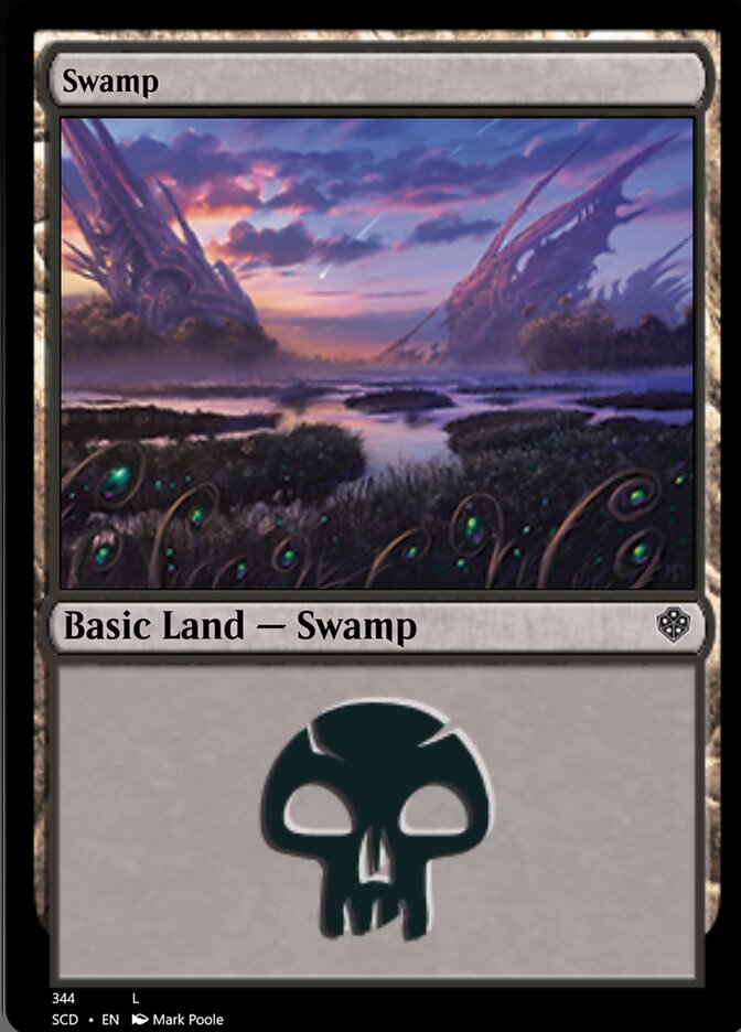 Swamp (344) [Starter Commander Decks] | PLUS EV GAMES 