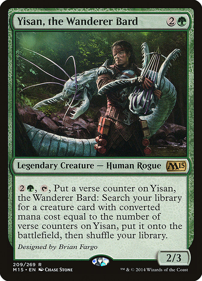 Yisan, the Wanderer Bard [Magic 2015] | PLUS EV GAMES 