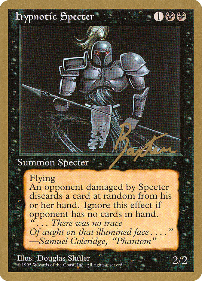 Hypnotic Specter (George Baxter) [Pro Tour Collector Set] | PLUS EV GAMES 