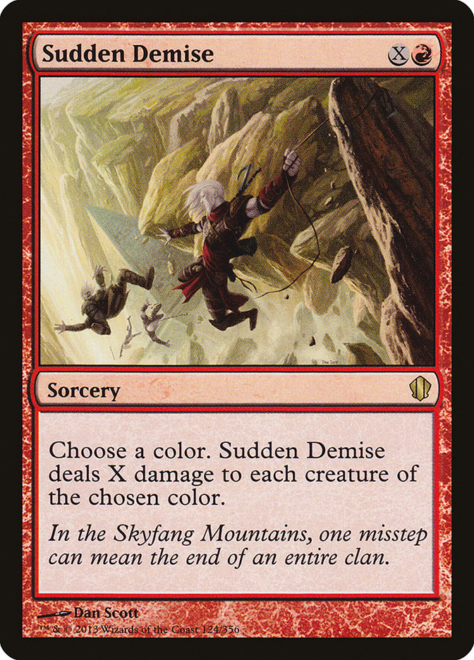 Sudden Demise [Commander 2013] | PLUS EV GAMES 