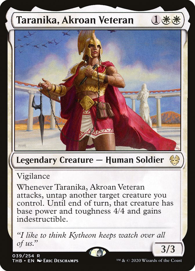 Taranika, Akroan Veteran [Theros Beyond Death] | PLUS EV GAMES 