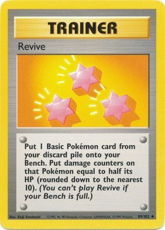 Revive (89/102) [Base Set] | PLUS EV GAMES 