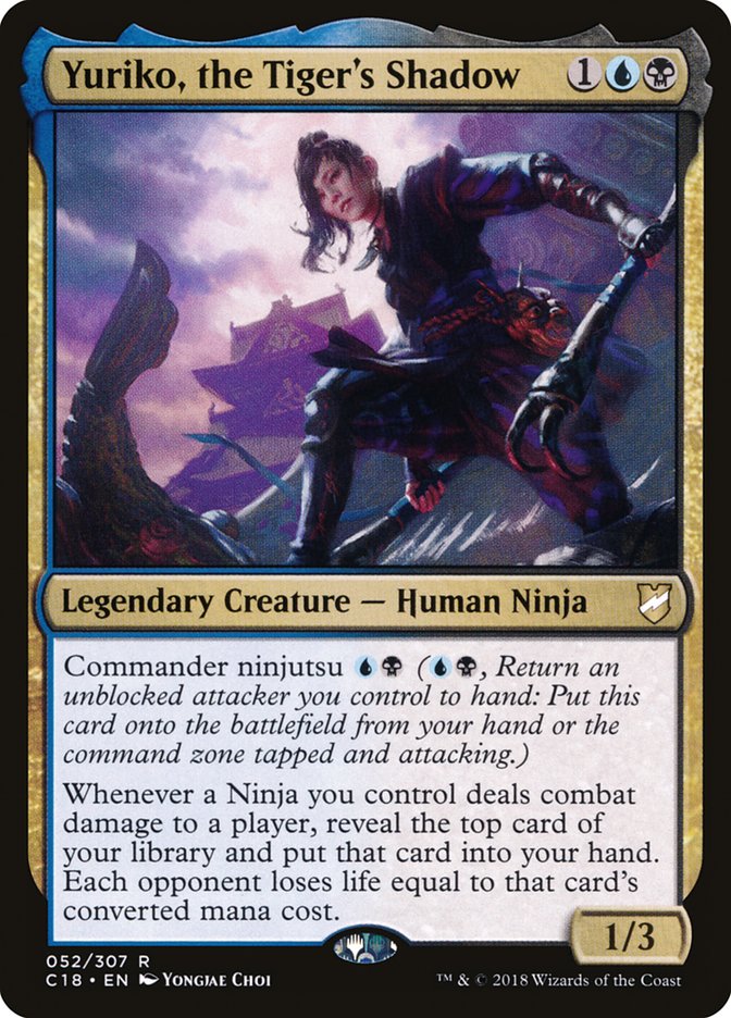 Yuriko, the Tiger's Shadow [Commander 2018] | PLUS EV GAMES 