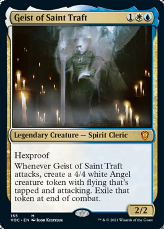 Geist of Saint Traft [Innistrad: Crimson Vow Commander] | PLUS EV GAMES 