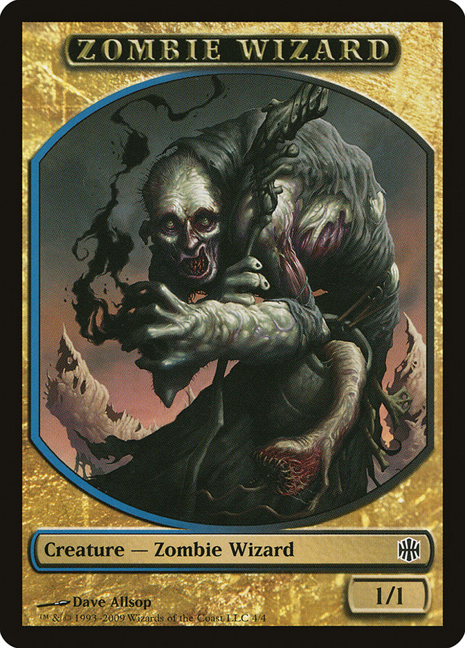 Zombie Wizard [Alara Reborn Tokens] | PLUS EV GAMES 